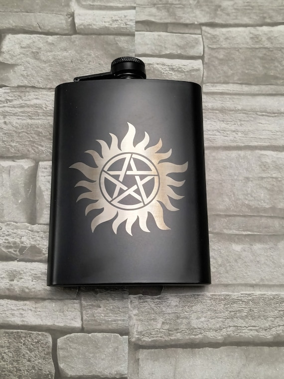 8oz BLACK Anti Possession Flask 8oz BLACK Anti Possession Flask