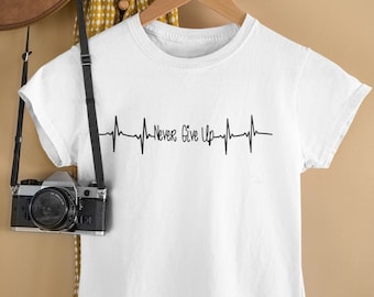 Never Give Up Lifeline Custom Shirt.