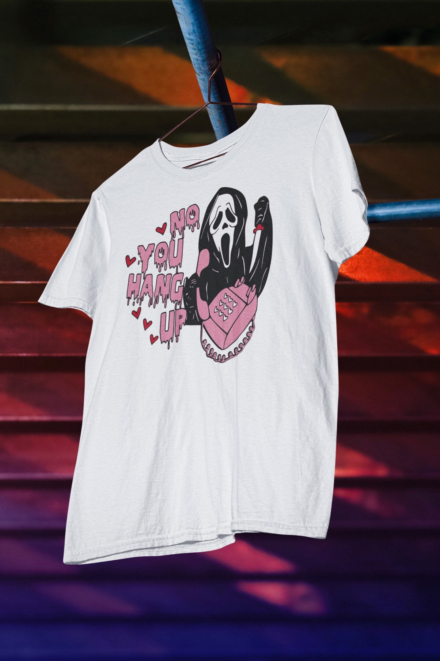 Scream Ghost Face Valentine Tee, No You Hang up Graphic Shirt - Etsy