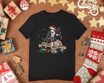 Christmas Myers T-Shirt, Horror Holiday Unisex Tee