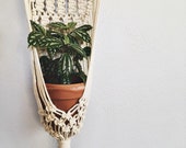 Macrame Plant Hanger Wall Pouch