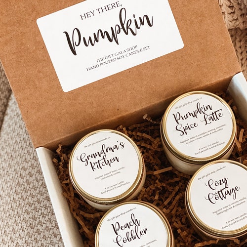 Soy Candle Sample Pack Set of 4 4 Oz Candle Sample Pack Etsy