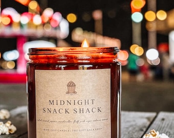 Luxury Summer Soy Candle | Nontoxic Double Wick Candle | Coastal Gourmand Candle | Bakery Scented Amber Jar Candle | Summer Dessert Scents