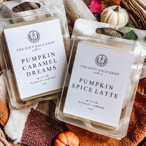 Autumn Wax Melts | Fall Bakery Scented Soy Wax Tarts | Non-Toxic Cozy Fragrances