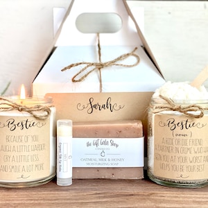Friendship Gift Box, Best Friend Gift, Bestie Gift, BFF Gift, Spa Gift Set, Gift for Him, Gift for Her, Friend Birthday Gift