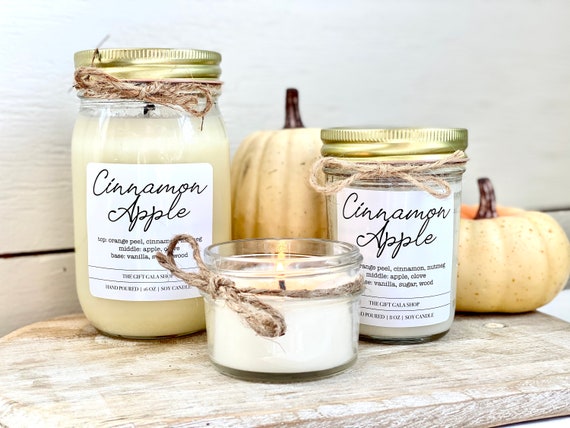 Autumn Walk Pure Soy Candle //large Pint 16 Oz.// Half Pint 8 Oz Candle/mason  Jar Candle/hand Poured//fall Candle//harvest Candle 