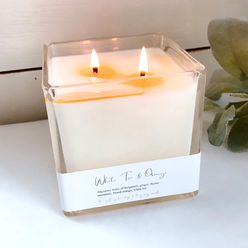Double Wick Soy Candle Choose Scent Homemade Candles Large Etsy