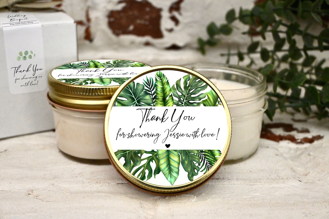 Tropical Bridal Shower Favors, Destination Wedding Favors, Set of 6, Beach Bridal Shower Favor