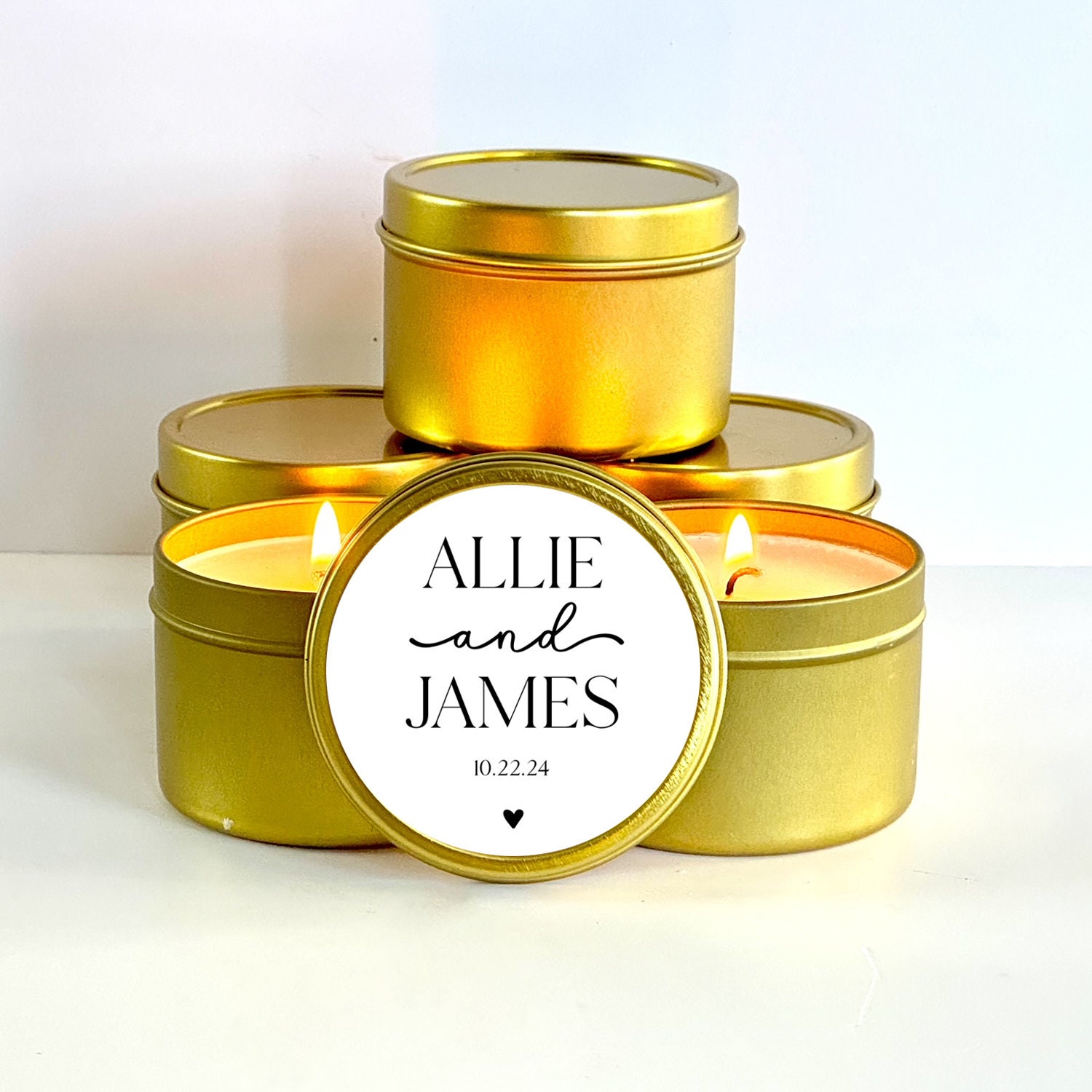 Bulk Wedding Favors for Gusts / Set of 10 Candles / Custom Wedding ...