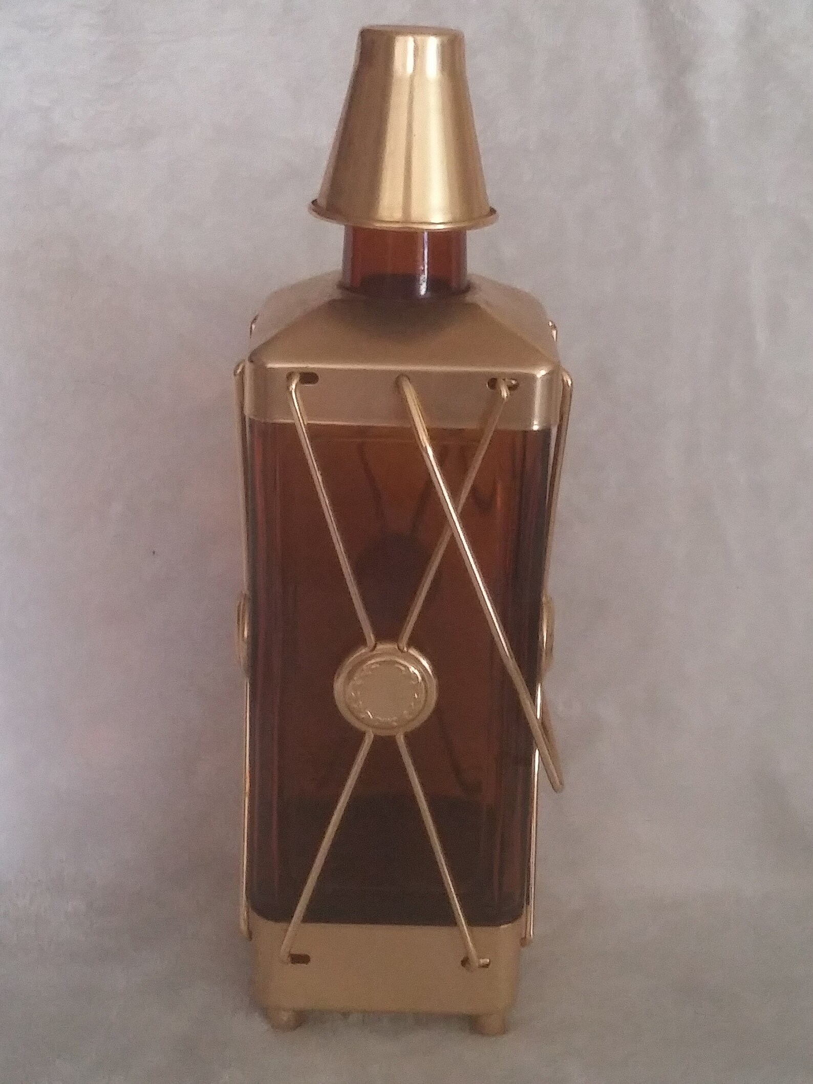 vintage musical whiskey decanter