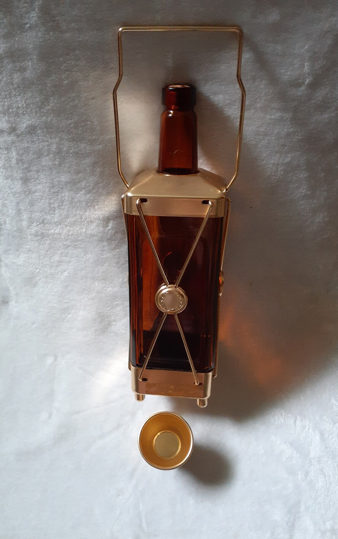 vintage musical whiskey decanter