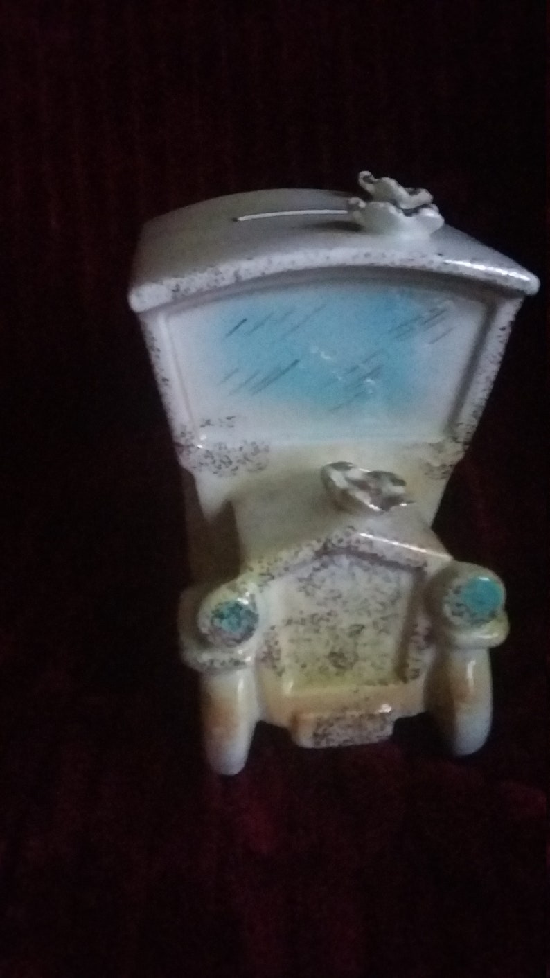 Vintage Porcelain Antique Car Bank | Etsy