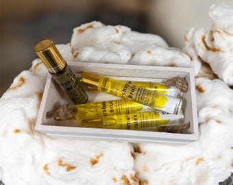Marshmallow Brûlée Perfume Oil, Burnt Sugar Vanilla Fragrance, Vegan Roll-On (10ml)