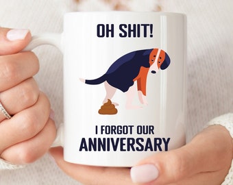 Forgot Anniversary Mug, Forgot Anniversary Gift, Belated Anniversary, I forgot our anniversary Gift, Rude late anniversary gift