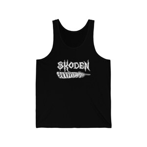 SKODEN Printed Tank Top White Print