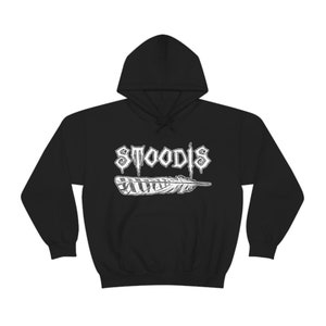 STOODIS Printed Pullover Hoodie White Print
