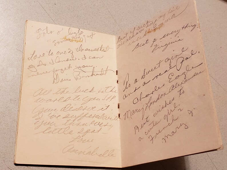 Gift Authentic vintage senior prom book 1946 Must see