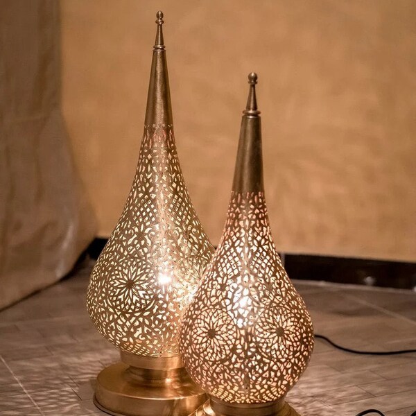 Floor Lamp Bohemian Light Etsy