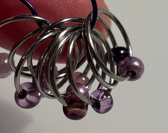 Purplelicous Stitch Markers