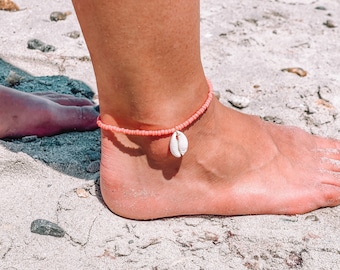 Customizable Puka Shell Anklet