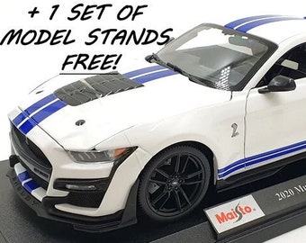 1:18 2020 Ford Mustang Shelby GT500 | Maisto | NEW | +FREE Model Stand Set!