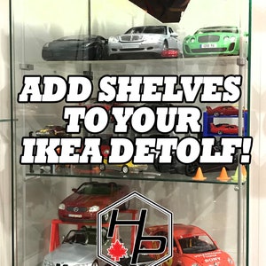 Ikea Detolf Acrylic Shelf Addition Full DIY Kit - Complete your Detolf shelf! | ASKDesigns