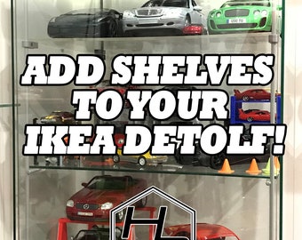 Ikea Detolf Acrylic Shelf Addition Full DIY Kit - Complete your Detolf shelf! | ASKDesigns