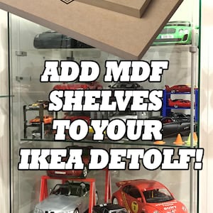 Ikea Detolf MDF Shelf Addition Full DIY Kit - Complete your Detolf shelf! | ASKDesigns