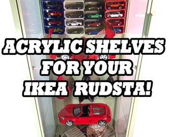 Ikea Rudsta Acrylic Shelf Upgrade | Made in Canada | Hobbyproducts