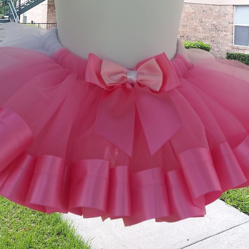 Pink Long Sleeve Tutu Dress main image 0
