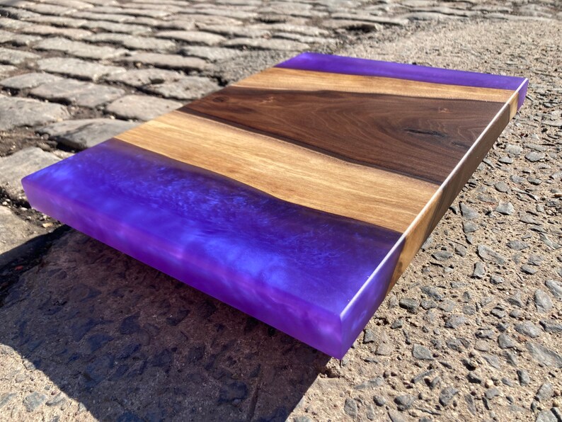 Epoxy Resin & Black Walnut Cutting Boards | Etsy