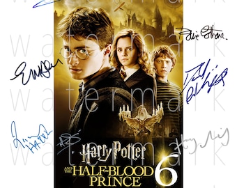 Order Of The Phoenix Cast Harry Potter Movie Signed Autographed A4 Print Photo
