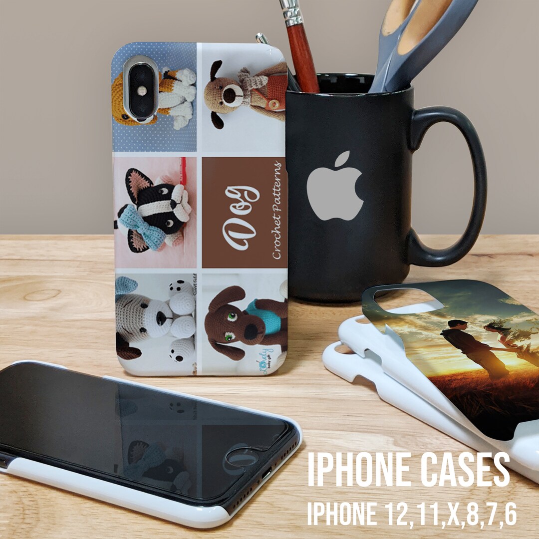 All Iphone Custom Cases With Full Color Printing All Around Etsy