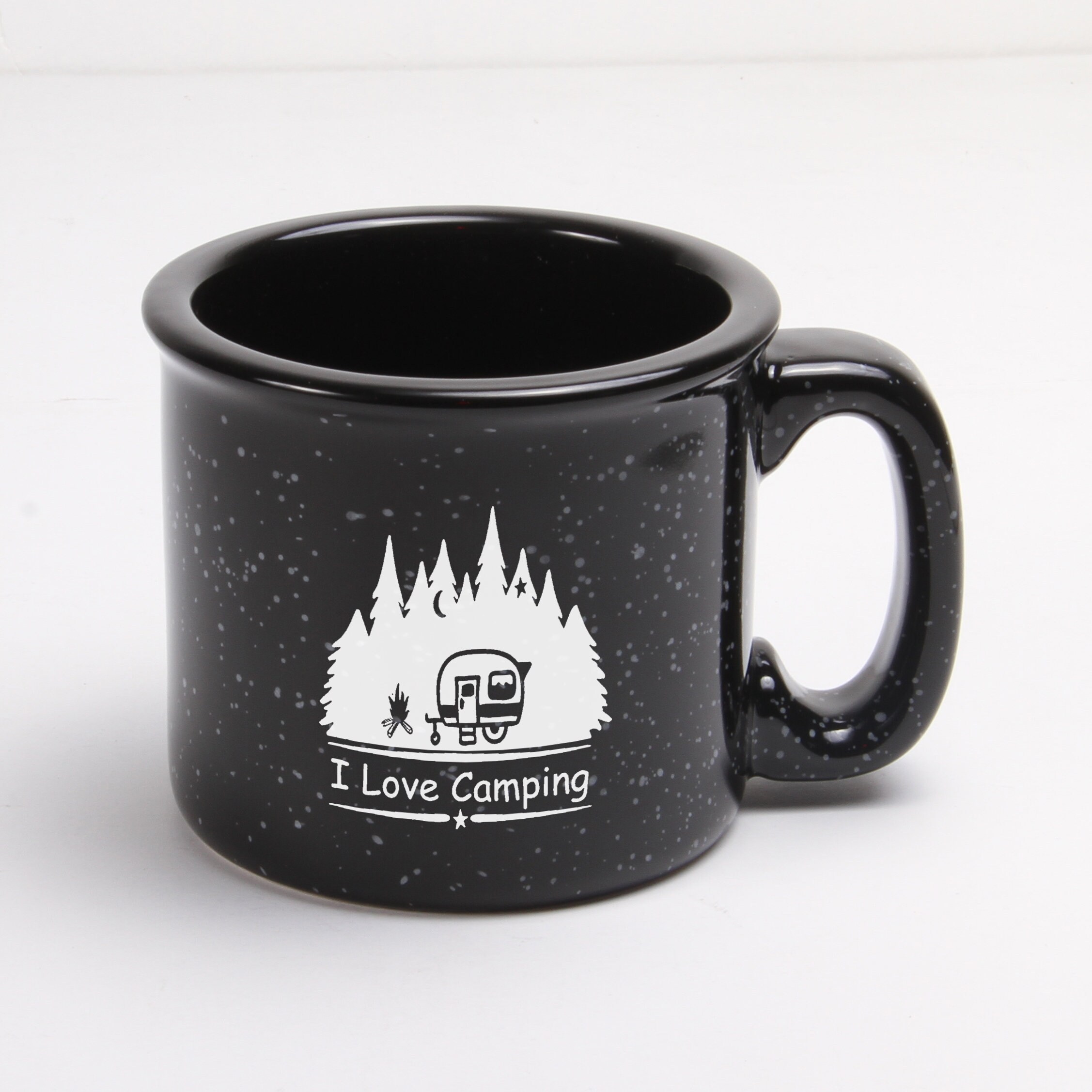 15oz Campfire Camper Ceramic Coffee Mug 