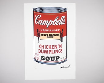Andy Warhol Campbell Etsy