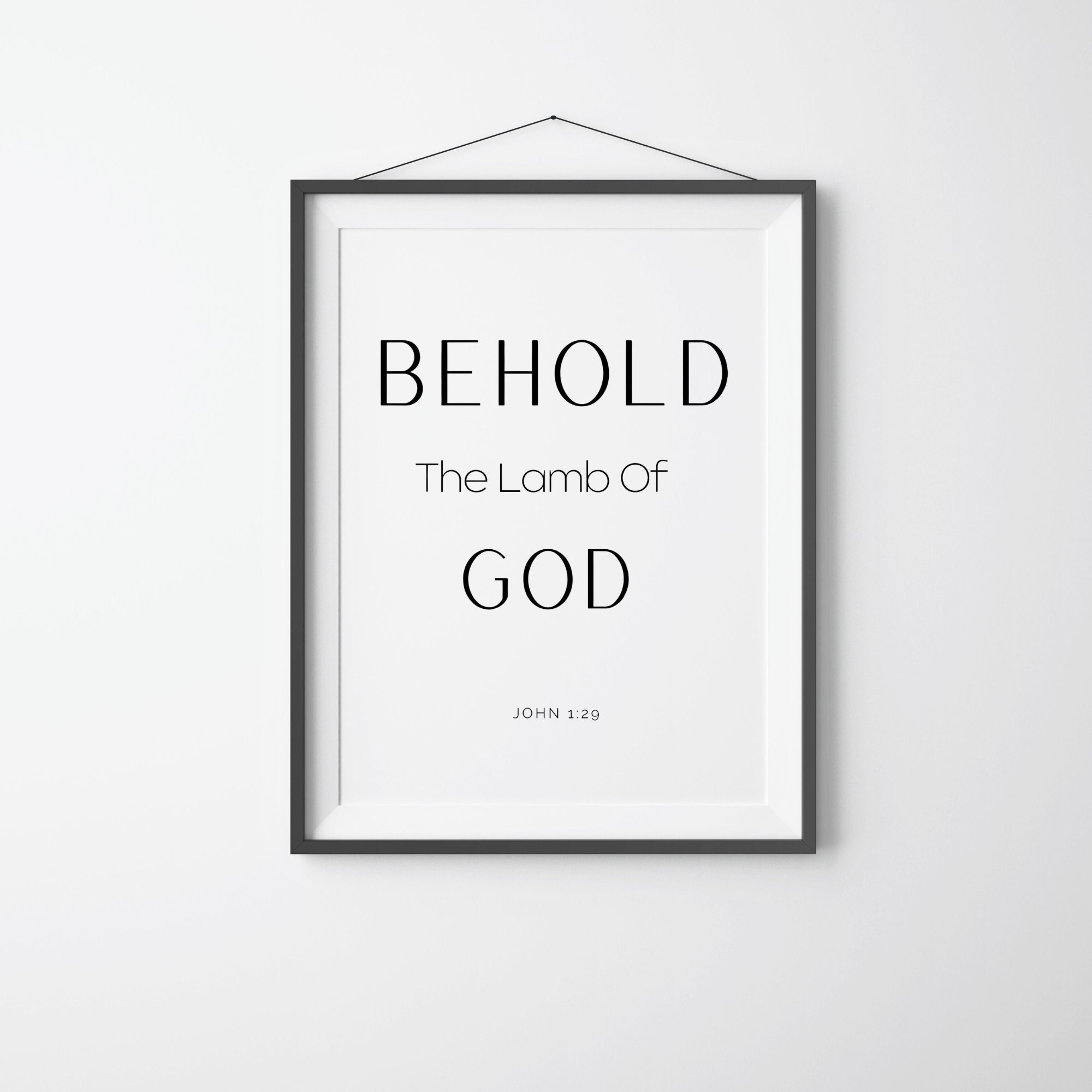 Behold the Lamb of God Wall Art, Digital Wall Art, Digital Download