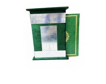 Quran Velvet and Quran Box, Quran Gift, Muslim Quran, Ramadan Gift Set, Arabic Quran, Islamic Gift, Muslim Eid Gift