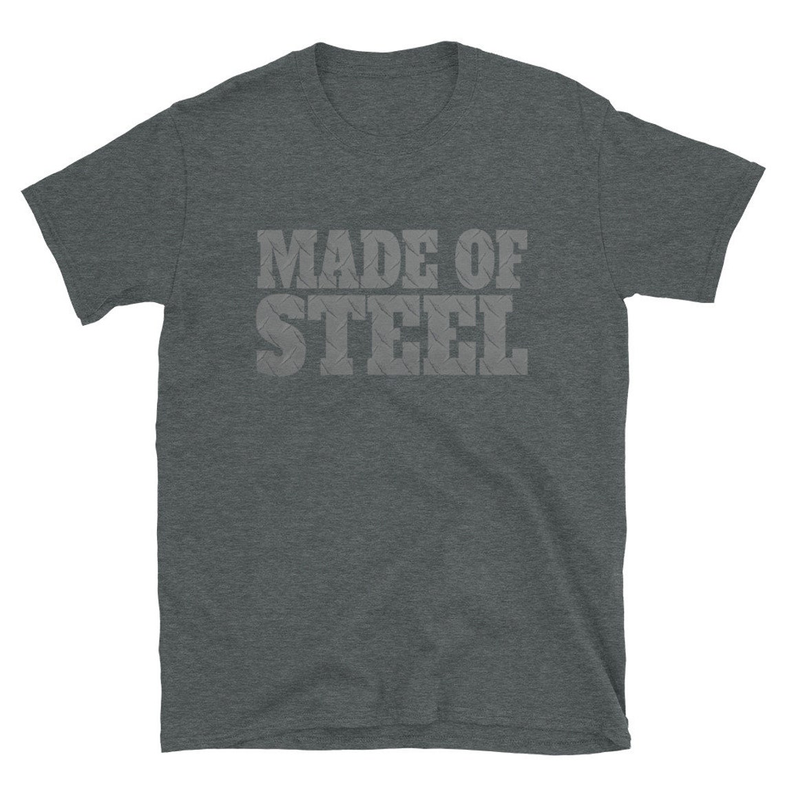 Custom Funny Made of Steel Short-sleeve Unisex T-shirt Can - Etsy