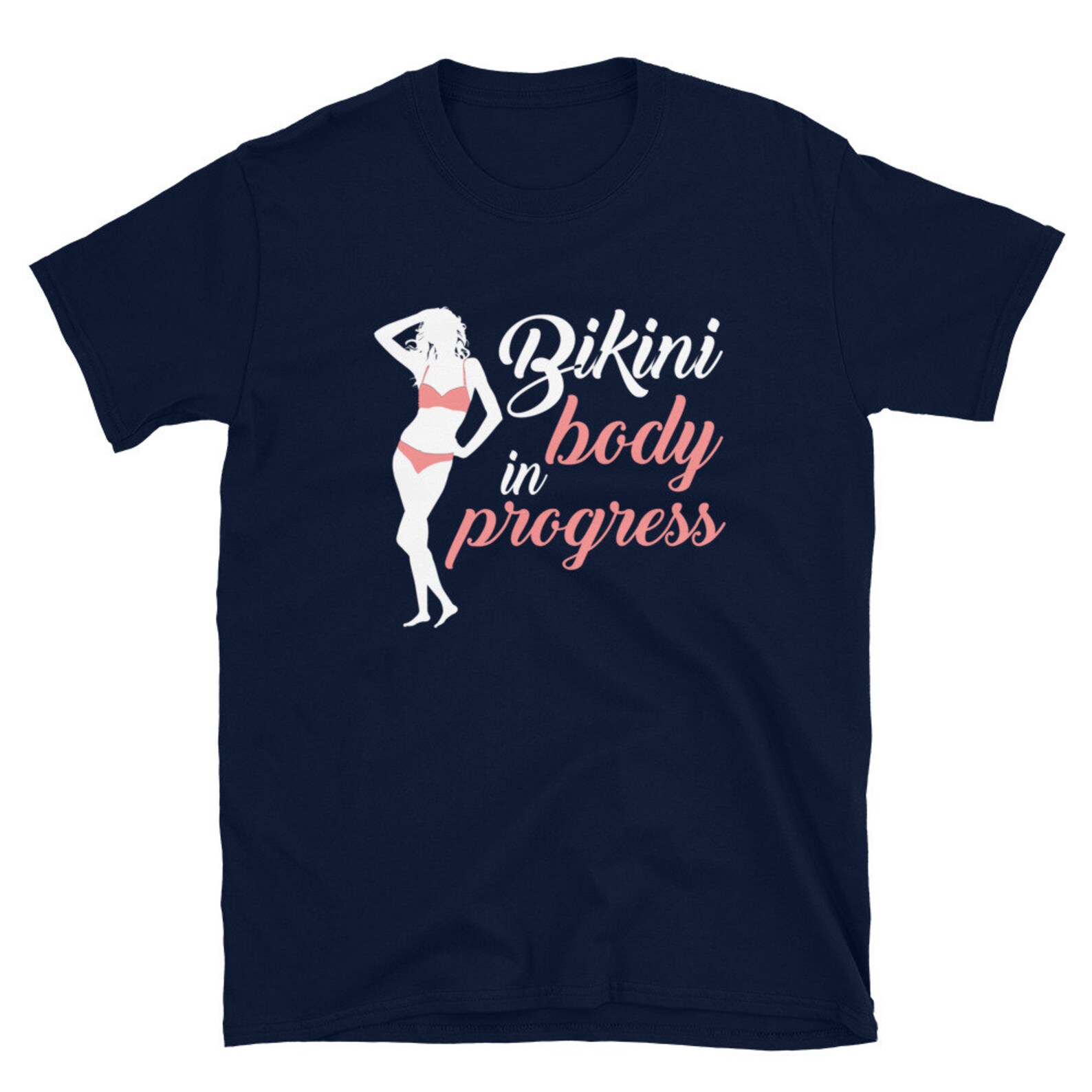 Custom Funny Bikini Body Progress ShortSleeve Unisex TShirt Etsy France