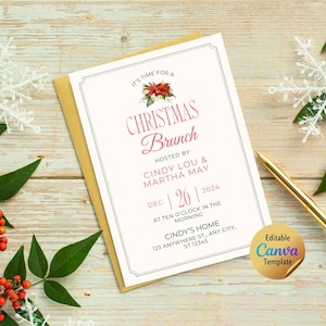 Christmas Brunch Invitation