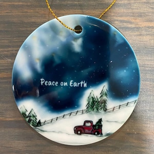Peace on Earth Ornament