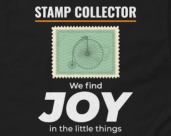 Briefmarkensammler Philatelist Briefmarkensammler Enthusiast Postgeschichte Vintage Philatelie Geschenk Lustiges T-Shirt | Klassisches T-Shirt für Herren