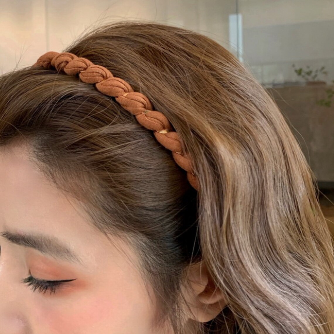 Braided Headband Soft Cotton Headband Colorful Headband Etsy