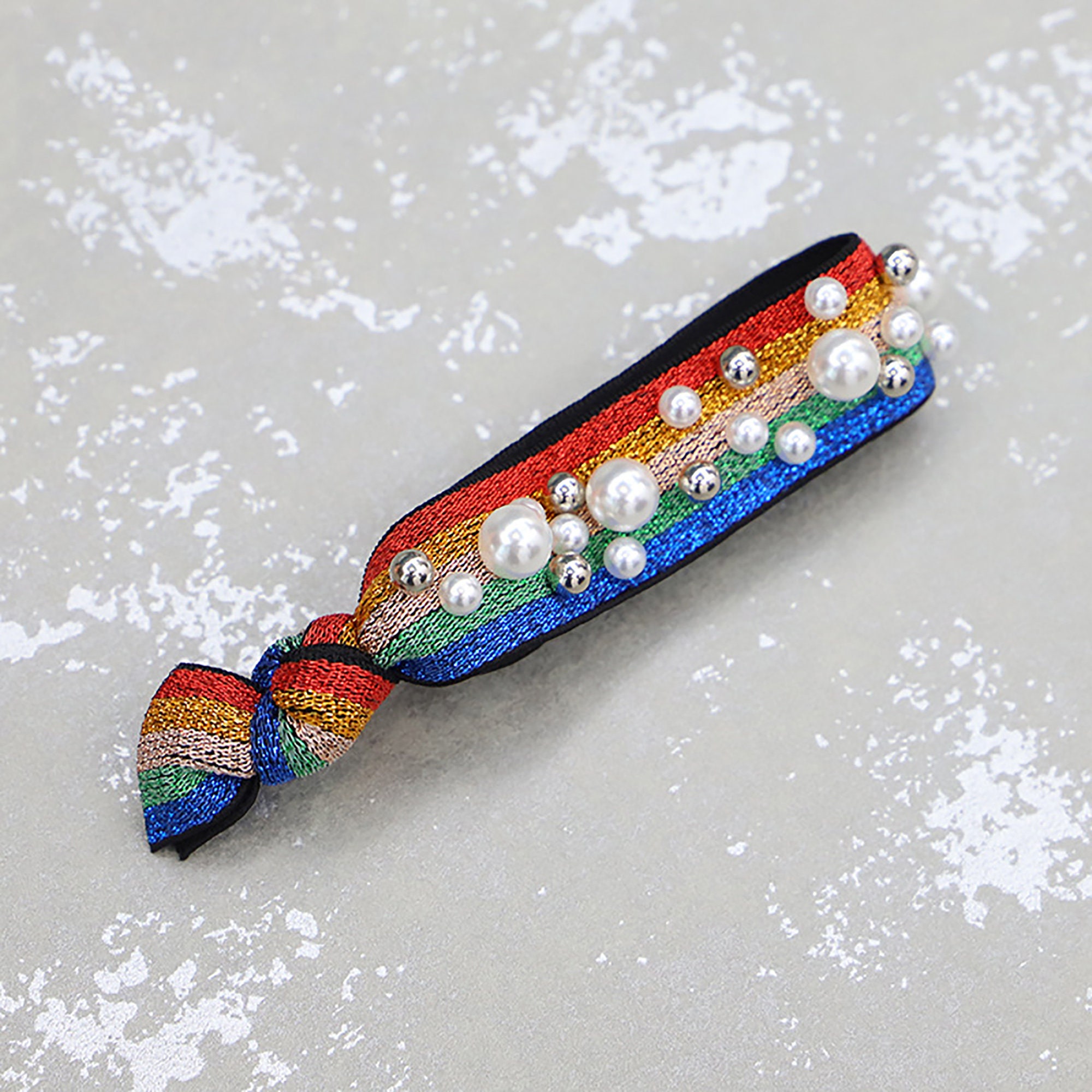 2pcs Color Hair Rope Pearl Hair Rope Girls Hair Rope Etsy