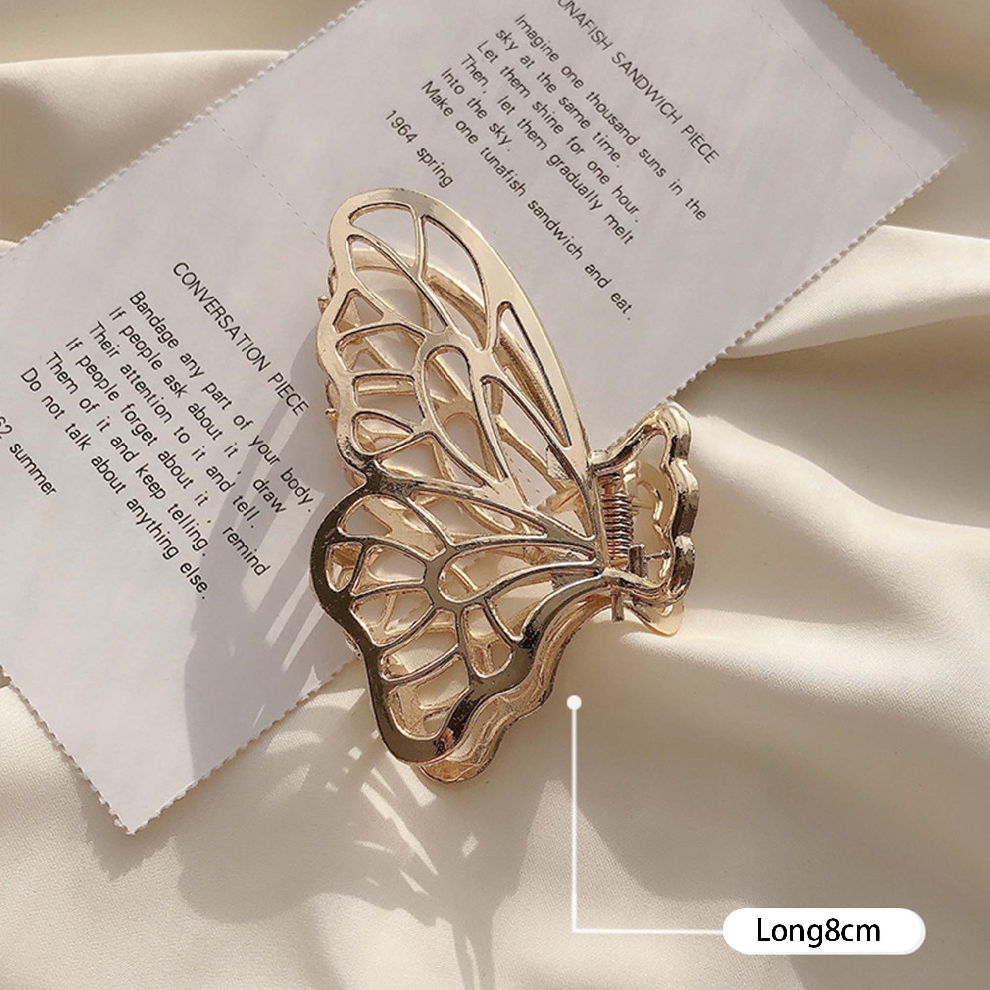 2PCS Large Metal Claw Clips Minimal Metal Hair Claw Clip Etsy