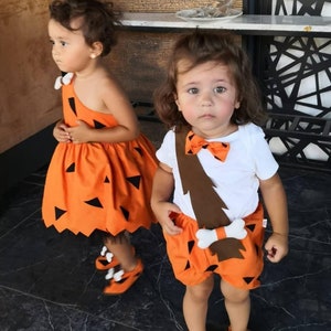 Bamm Bamm Costume for Sweetest Boys, Flintstones Birthday Party Outfit. Celebrate your cutest boy on her first birthday!