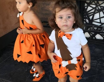 Bamm Bamm Costume for Sweetest Boys, Flintstones Birthday Party Outfit. Celebrate your cutest boy on her first birthday!