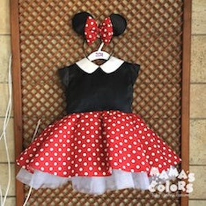 Minnie Mouse Dress for Sweetest Girls, Minnie & Mickey Mouse Party Dress. Celebrate your cutest girl on her first birthday!