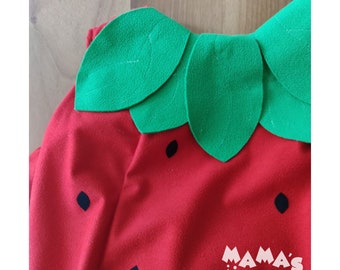 Strawberry Costume, Strawberry Inspired Jumper, Strawberry Unisex Suit for Halloween & Birthday