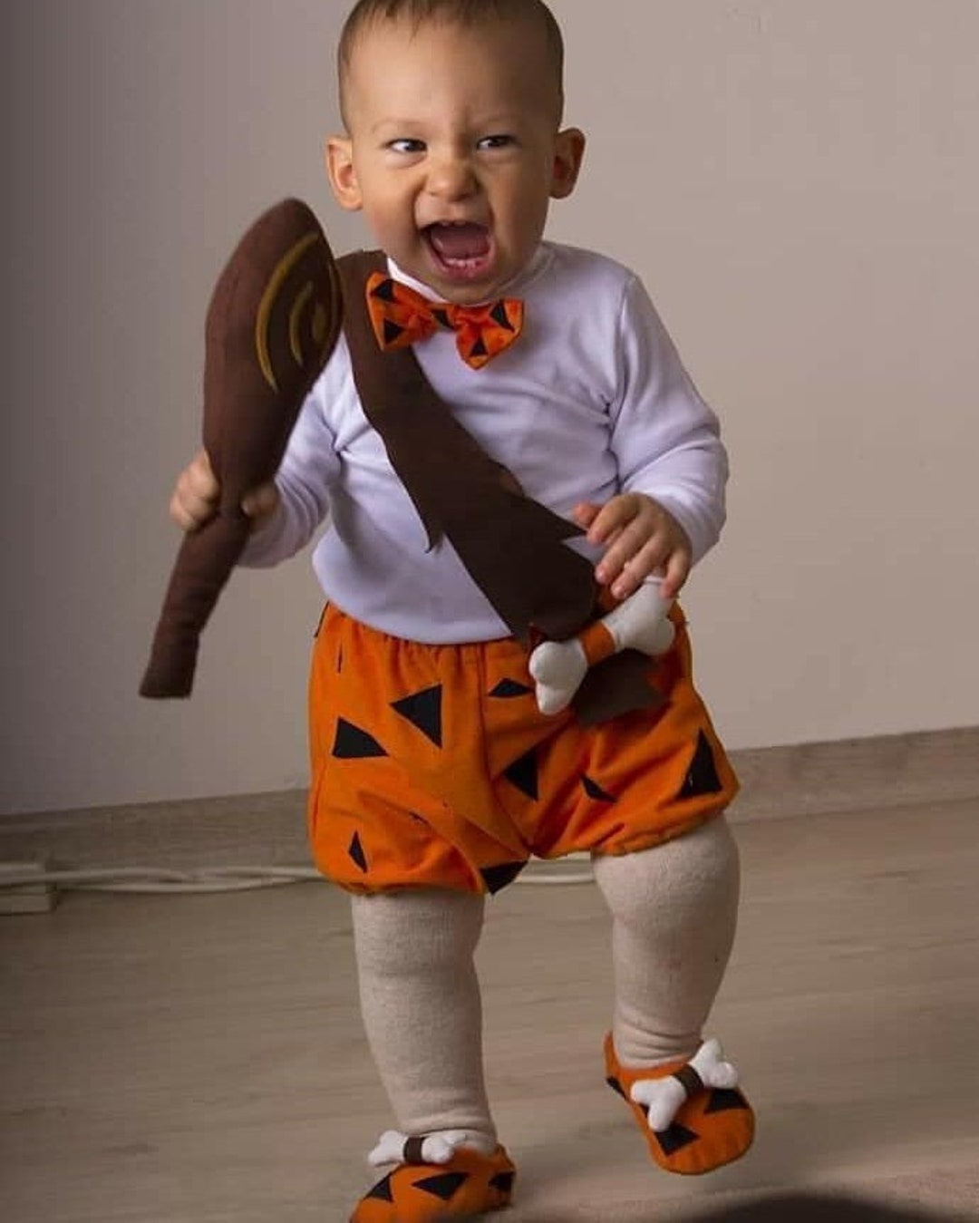 Vestito Da Flintstones Disfraz De Bam Bam Vestito Carnevale Buy